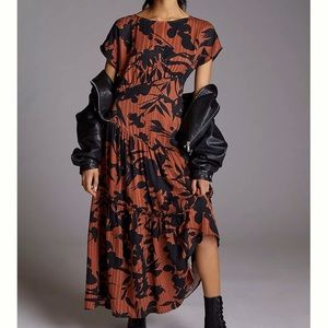 NWT Eva Franco Floral Maxi Dress Size 12